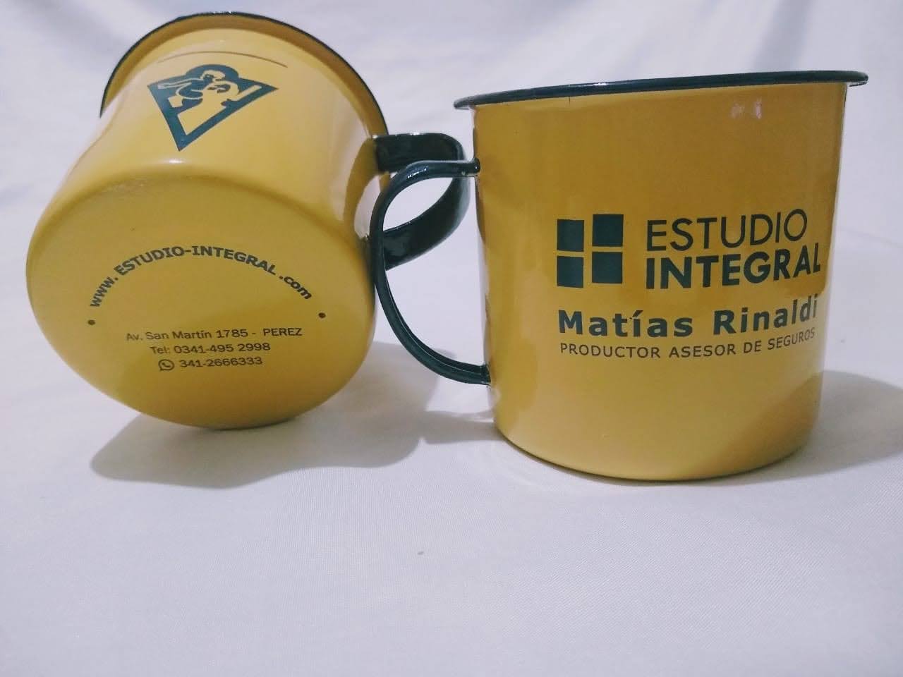 Calco vitrificable sobre jarro enlozado